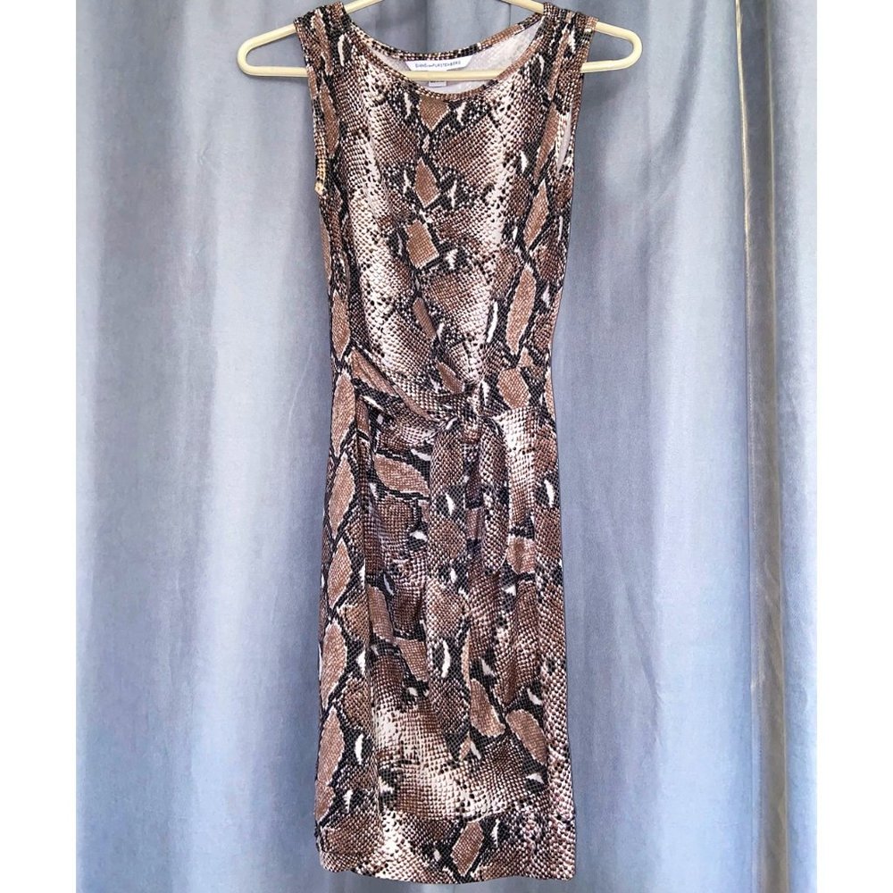 Diane Von Furstenberg Snake Print Dress